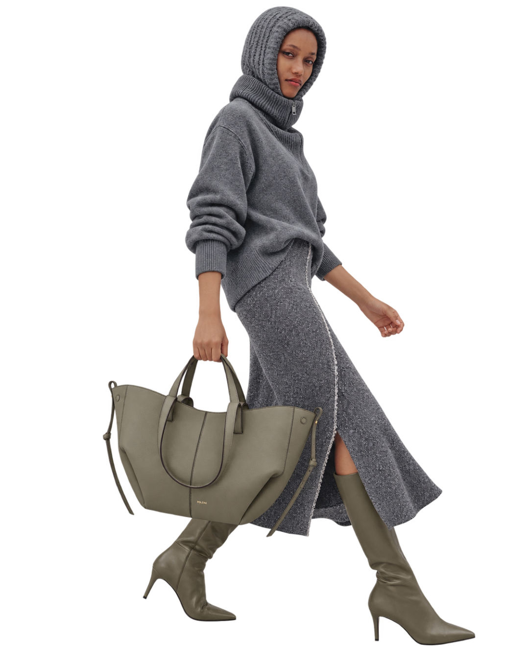 Cyme - Textured Smoky Green