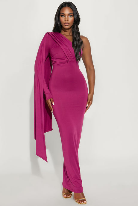 Say You'll Remember Maxi Dress - Magenta