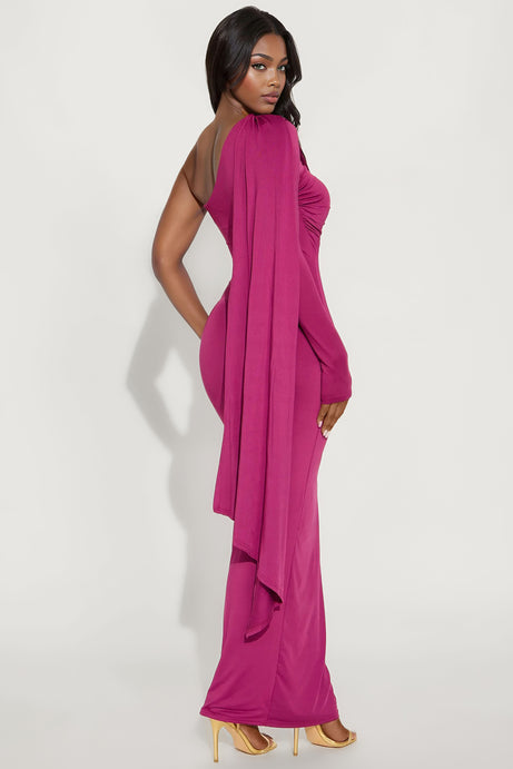 Say You'll Remember Maxi Dress - Magenta