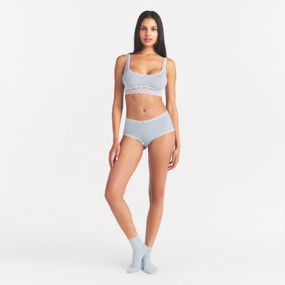 Lightweight Cotton Lace Boy Short