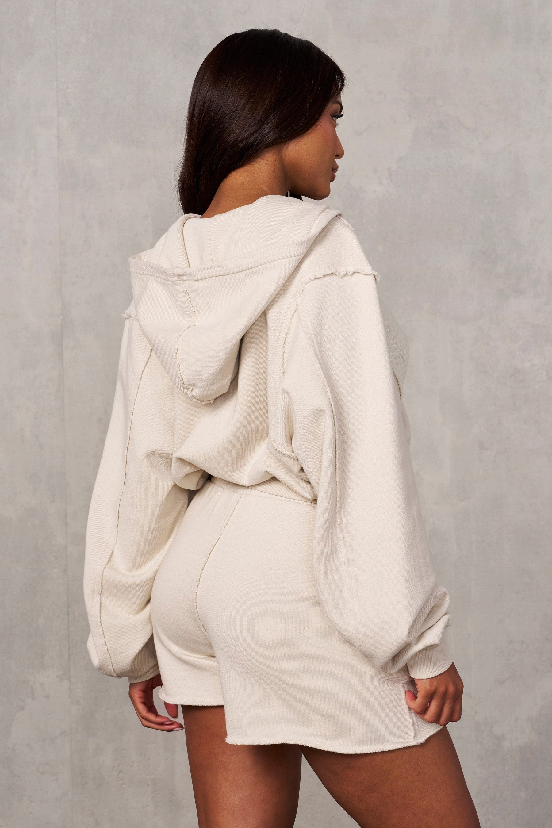 W548 Rebel Crop Zip up Hoodie