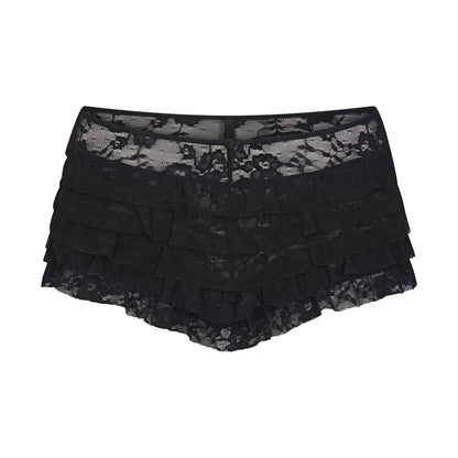 Stretch Lace Ruffle Short