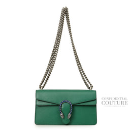 Dionysus Medium Green Shoulder Bag