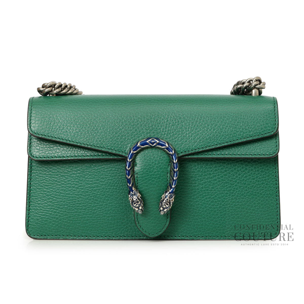 Dionysus Medium Green Shoulder Bag