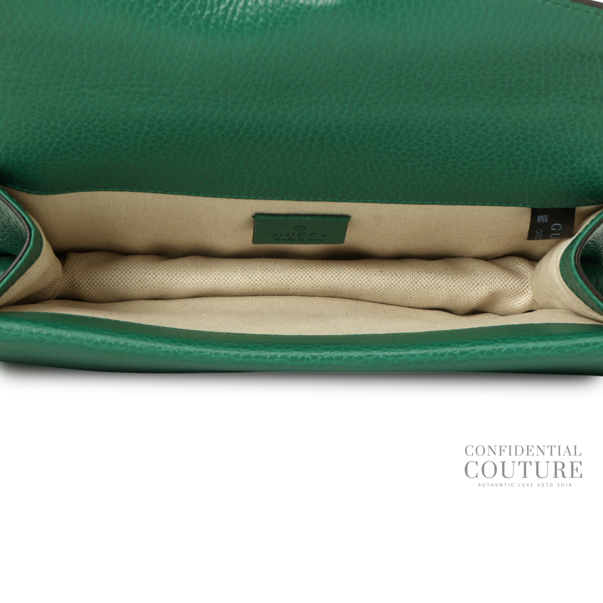 Dionysus Medium Green Shoulder Bag