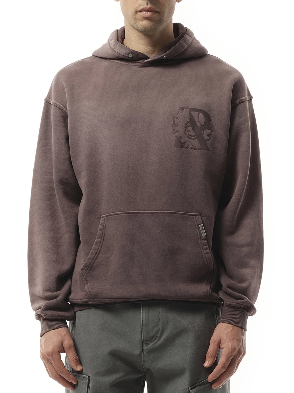 Represent X Belstaff Outline Phoenix Hoodie in Plum