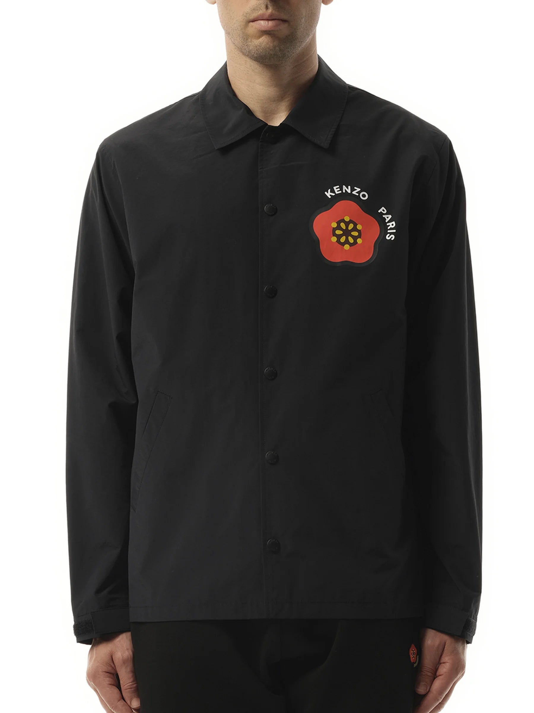 Kenzo Pop Light Coach Jacket in Black