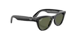 Ray Ban Meta Skyler Shiny Black Lenses - G-15 Green