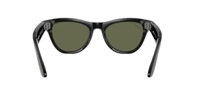 Ray Ban Meta Skyler Shiny Black Lenses - G-15 Green