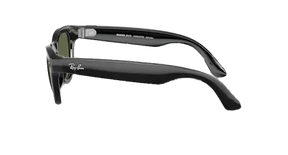 Ray Ban Meta Skyler Shiny Black Lenses - G-15 Green