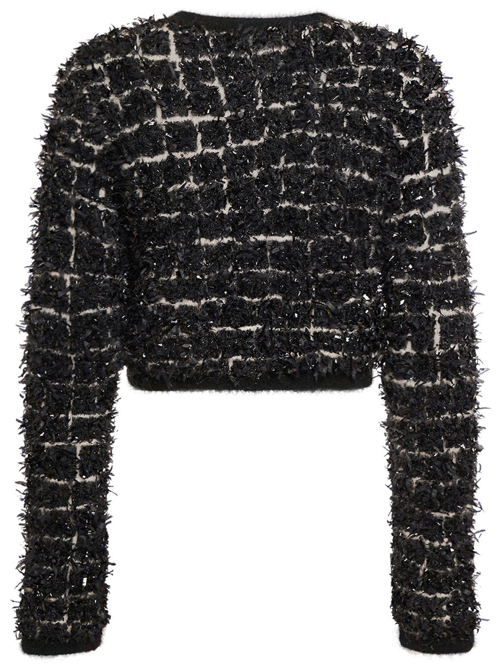 Versace Versace Knit jacquard cropped jacket - Size: XXS Jackets | Shop From The Mirage