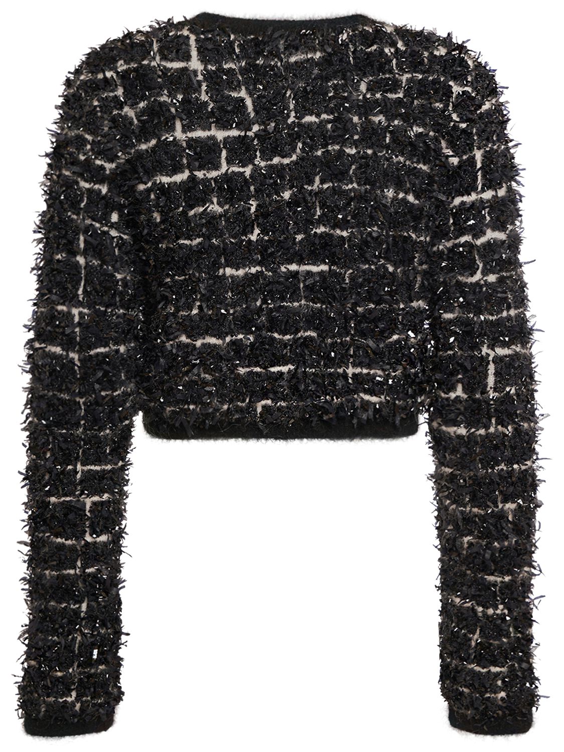 Versace Versace Knit jacquard cropped jacket - Size: XXS Jackets | Shop From The Mirage