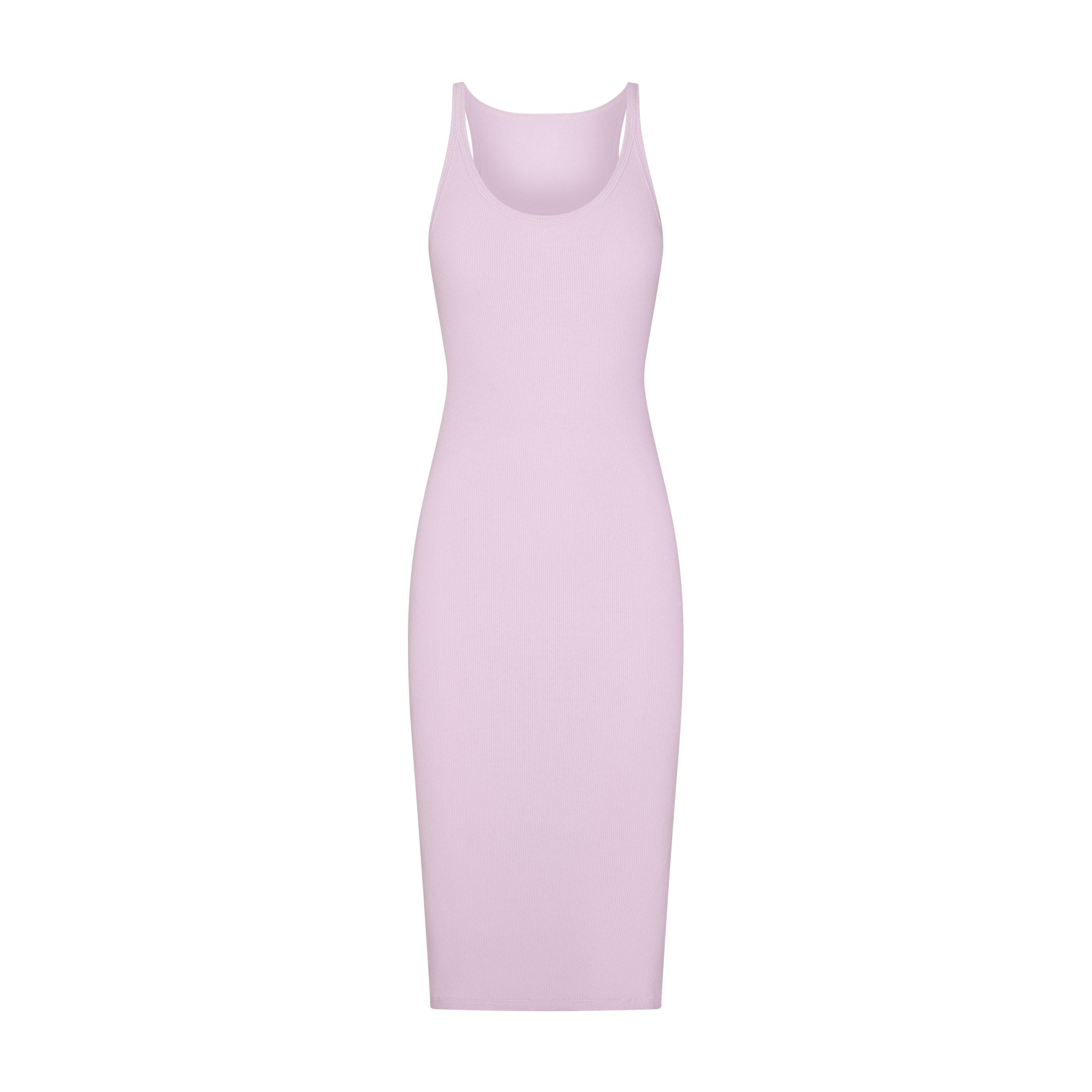 Cotton Rib Tank Midi Dress