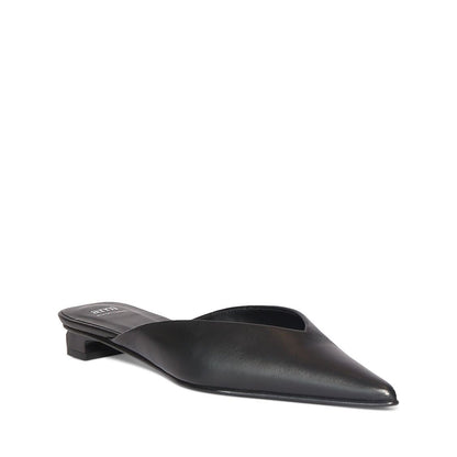 AMI PARIS AMI Paris 30mm Leather mules - Size: UK 4 Flats | Shop From The Mirage