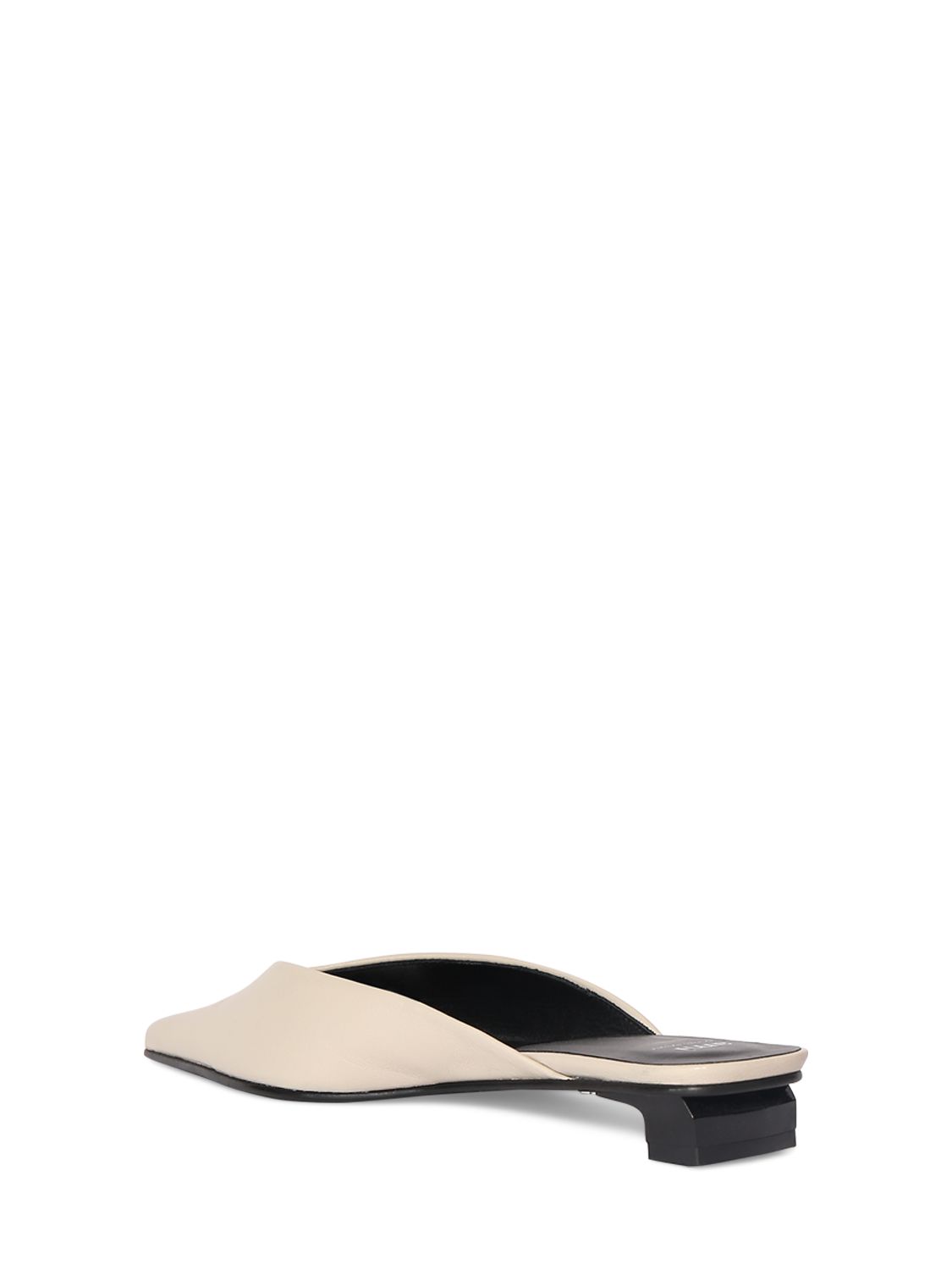 AMI PARIS AMI Paris 30mm Leather mules - Size: UK 3 Flats | Shop From The Mirage
