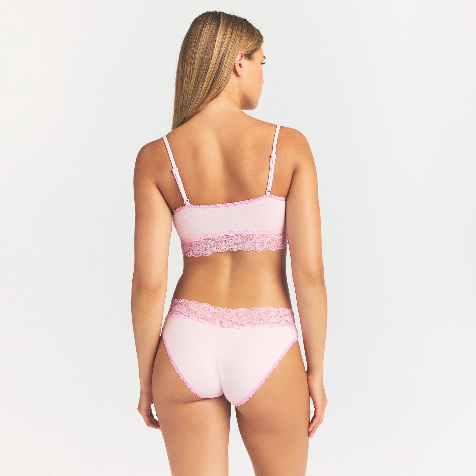 Lightweight Cotton Wide Lace Brief