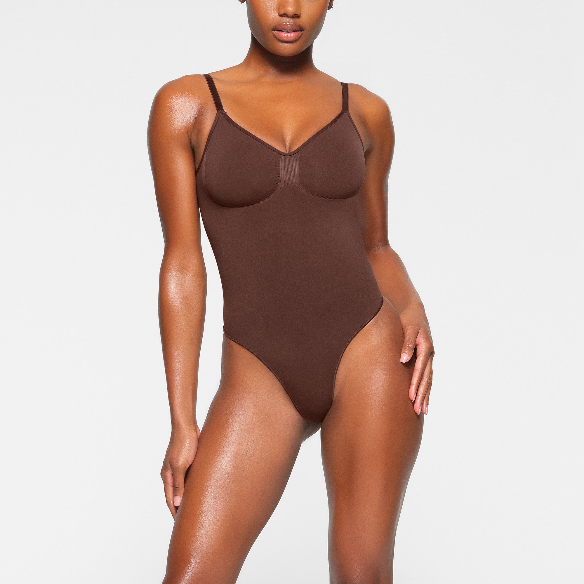 Seamless Sculpt Low Back Thong Bodysuit