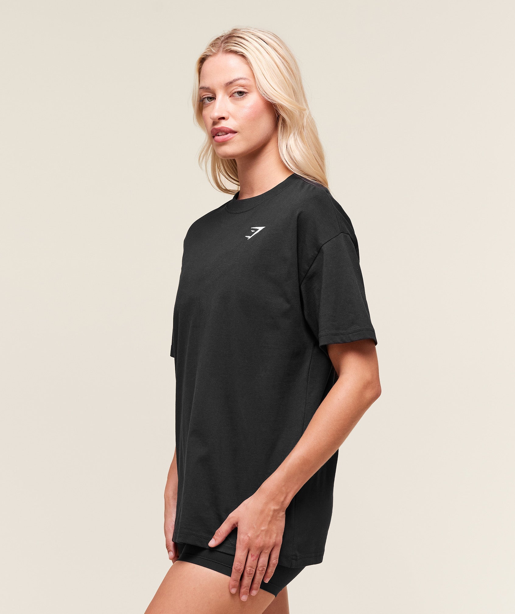 Gymshark Training Oversized T-Shirt  - Black