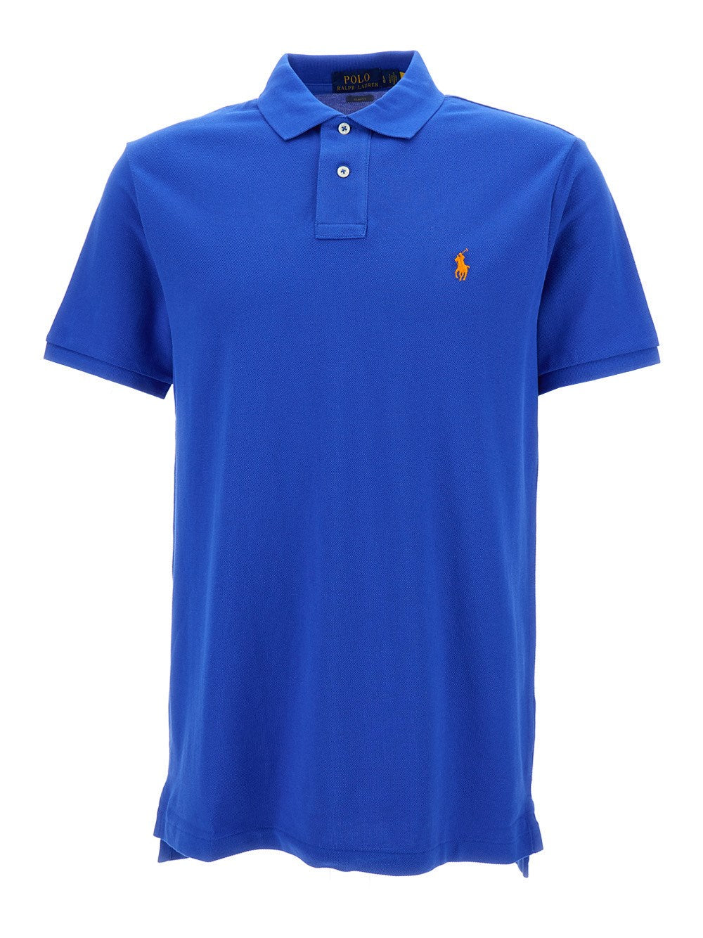 Polo ralph lauren "Regular Fit" Blue Polo Shirt with Pony Embroidery on the Front in Cotton Piquet Man