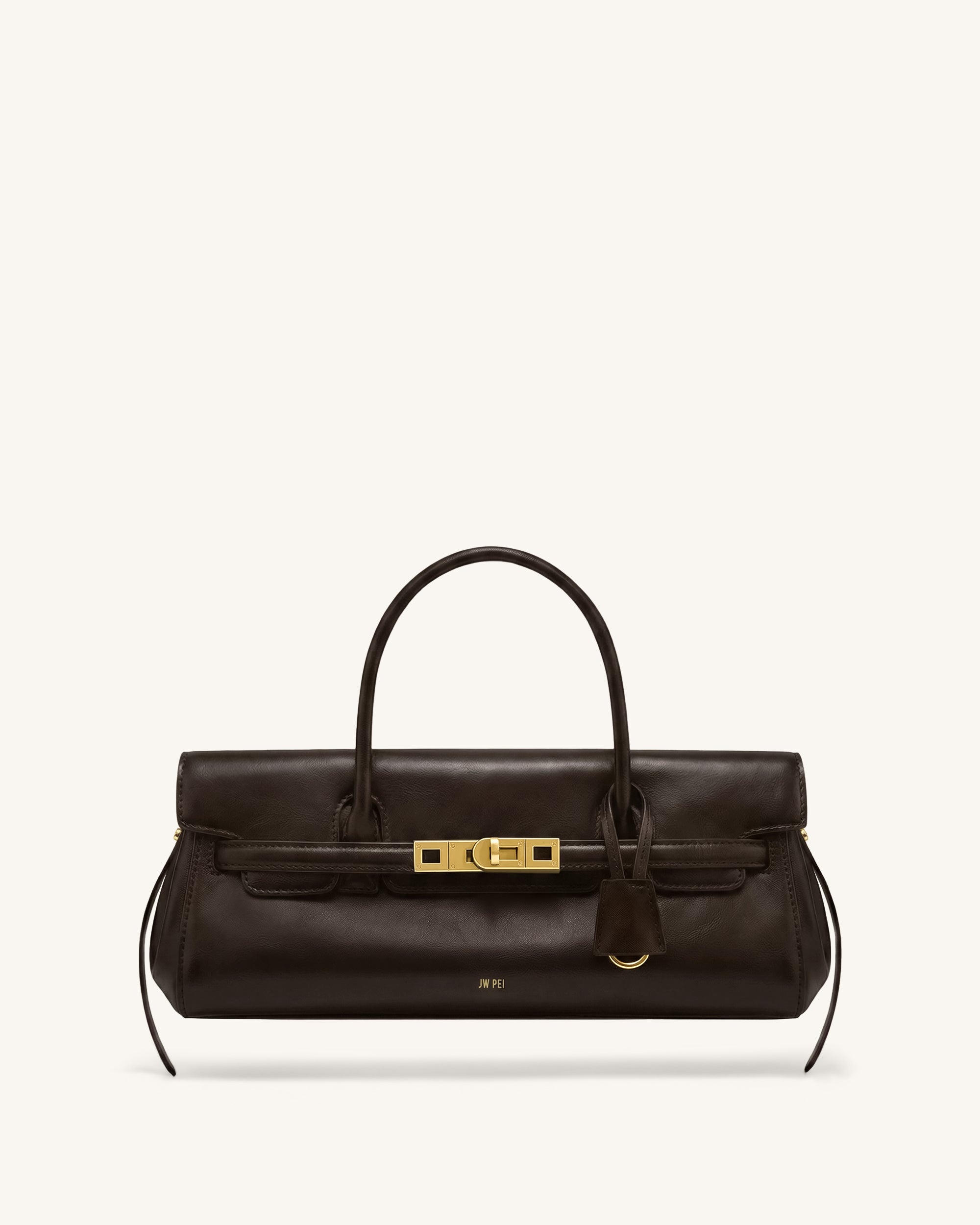 Yara Small Top Handle Shoulder Bag - Black