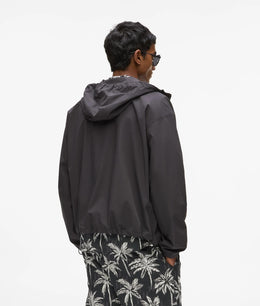Hooded zip-up jacket