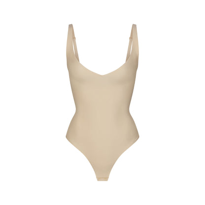 Skims Body Core Sculpt Plunge Thong Bodysuit
