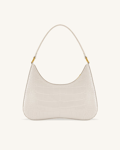 Ruby Shoulder Bag - Black Croc