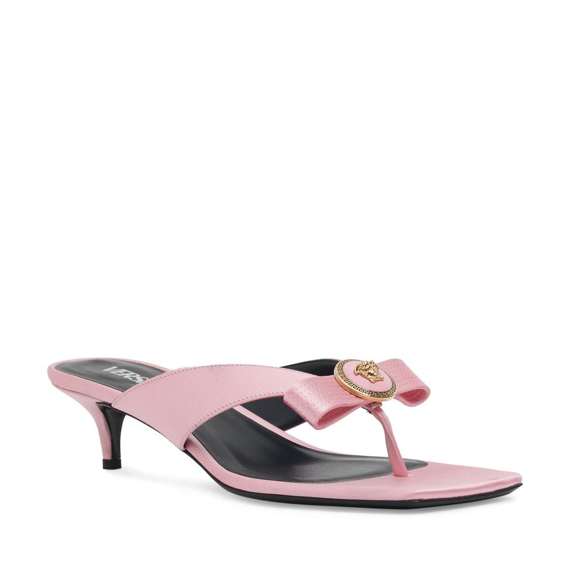 Versace Versace 45mm Satin thong sandals - Size: UK 5 Heels | Shop From The Mirage