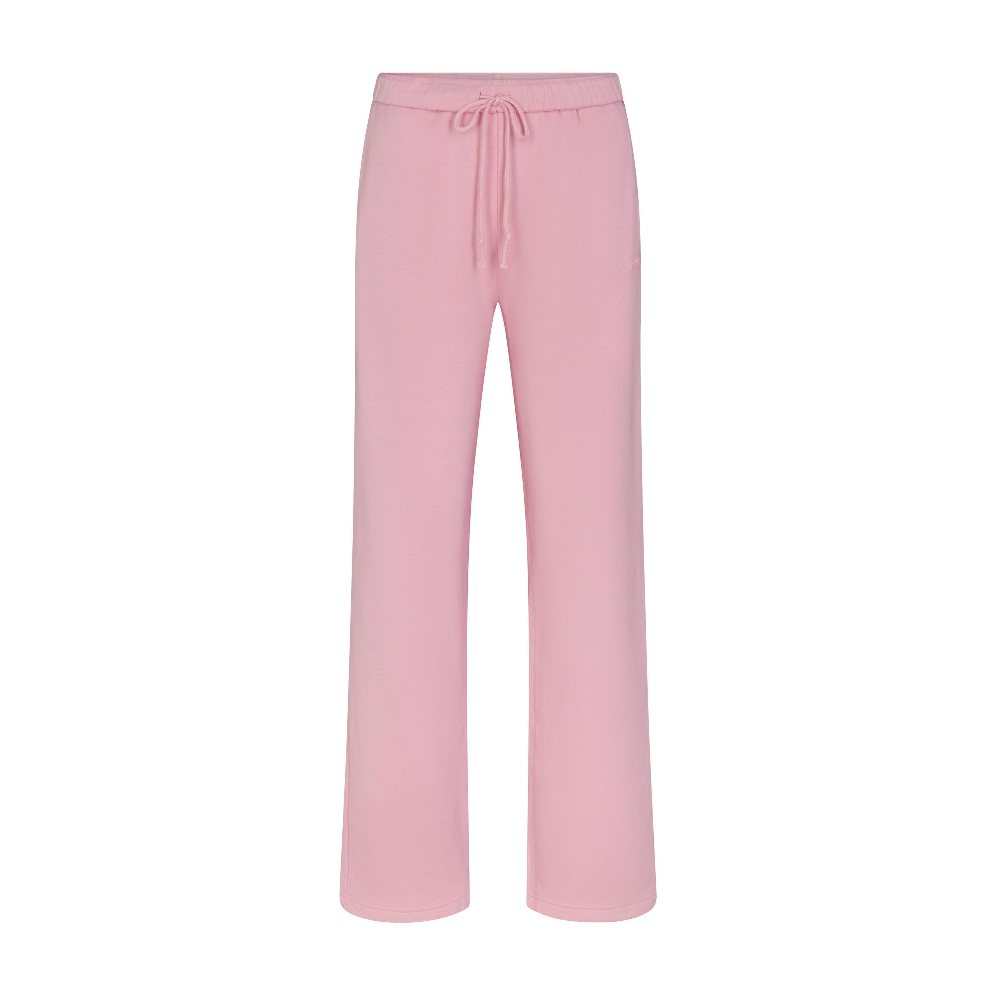 Cotton Fleece Logo Classic Straight Leg Pant