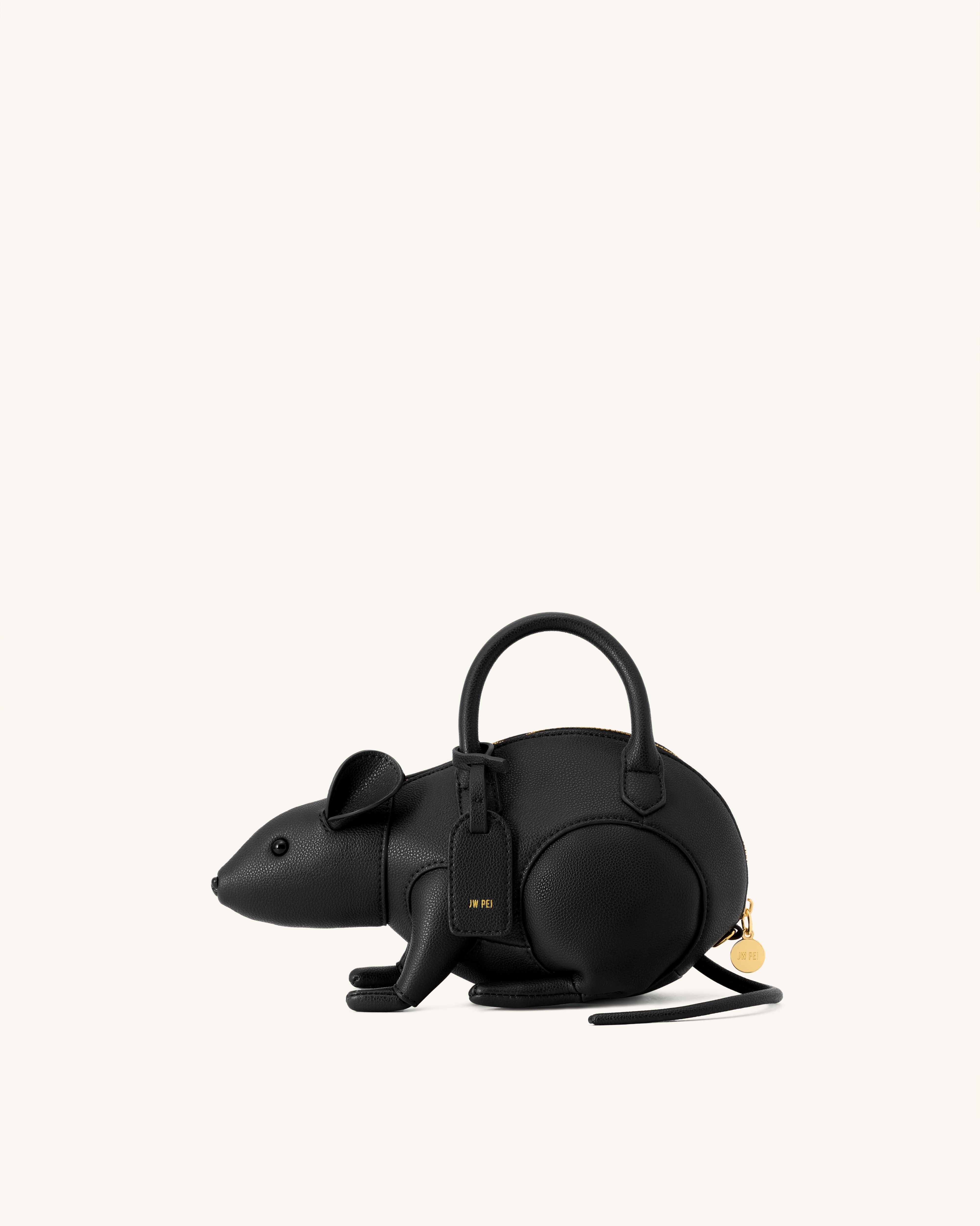 Mia Mouse Top Handle Bag - Gray