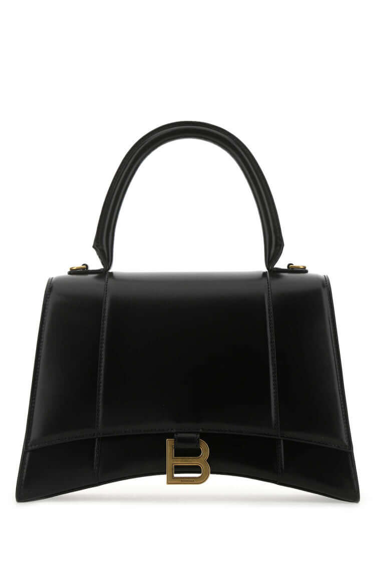 Balenciaga Black Hourglass Medium Satchel Bag - Size: One Size Bags | Shop From The Mirage