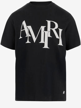 Amiri Logo-Print Cotton T-Shirt – Black