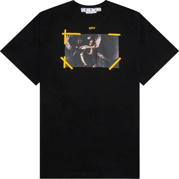 Off-White Diag ARR Carav Mercy Skat Black Tee