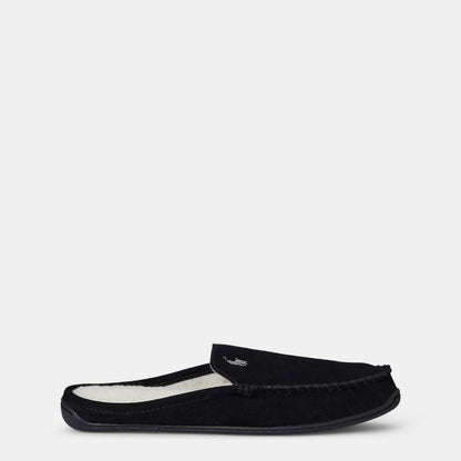 Suede Brenan Bear Logo Slippers