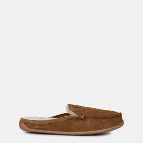 Suede Brenan Bear Logo Slippers