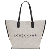 Essential L Tote bag Ecru - Canvas