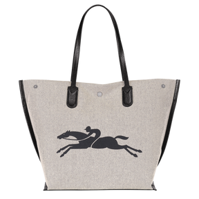 Essential L Tote bag Ecru - Canvas
