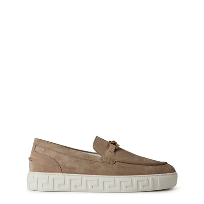 Suede Medusa Loafers
