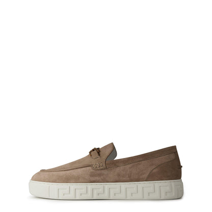 Suede Medusa Loafers