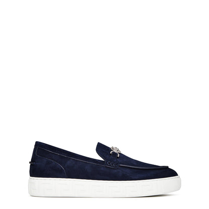 Suede Medusa Loafers