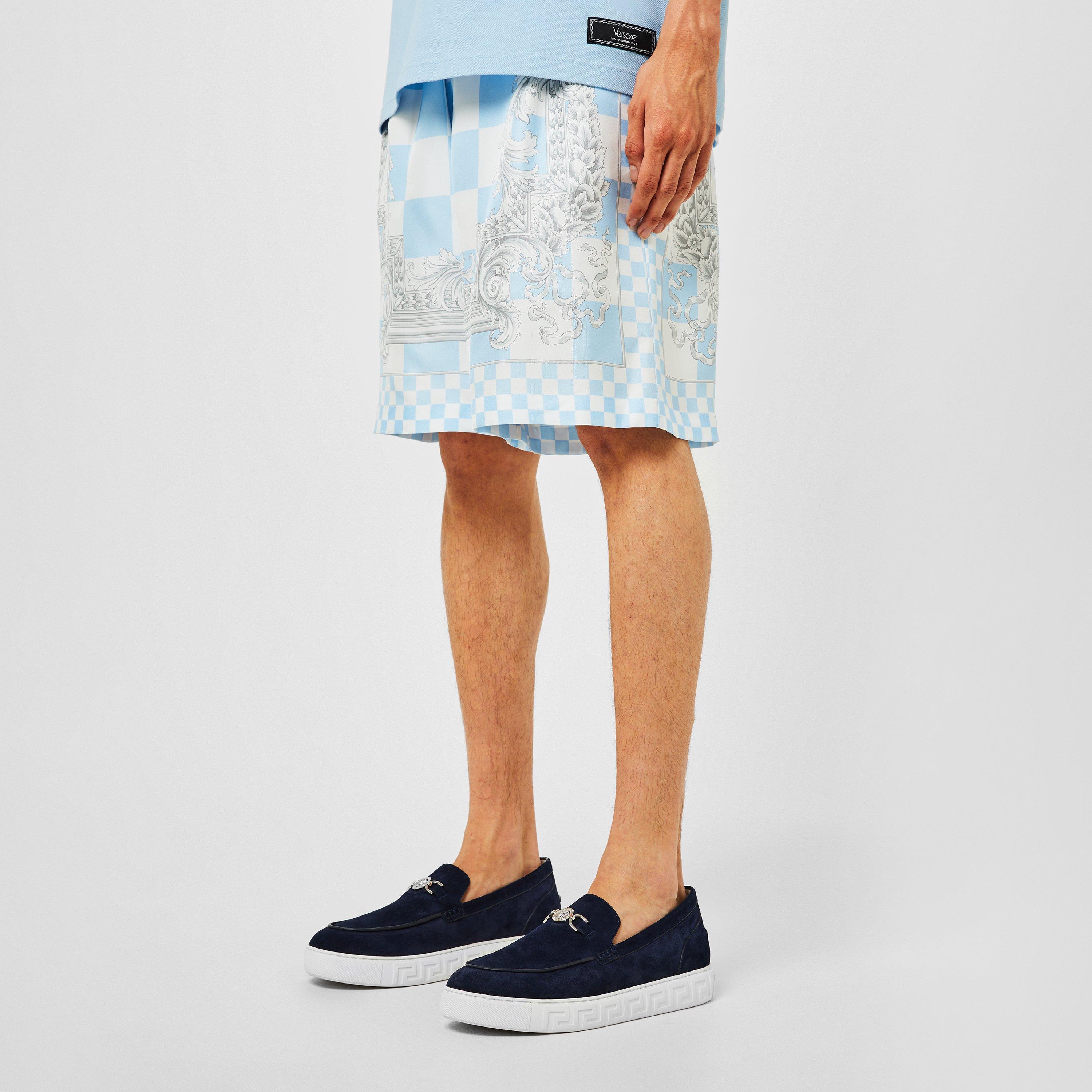 Suede Medusa Loafers