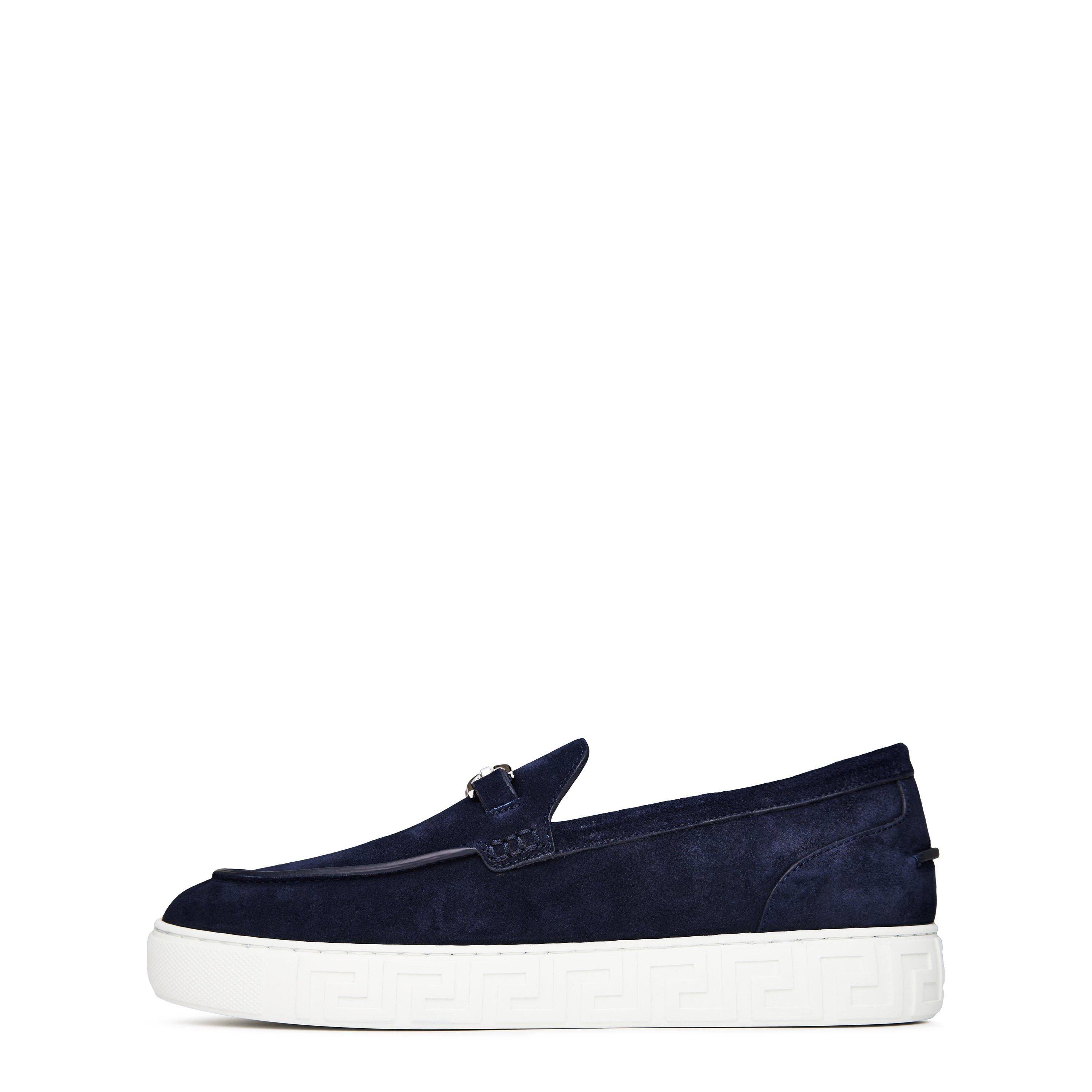 Suede Medusa Loafers