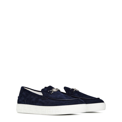 Suede Medusa Loafers