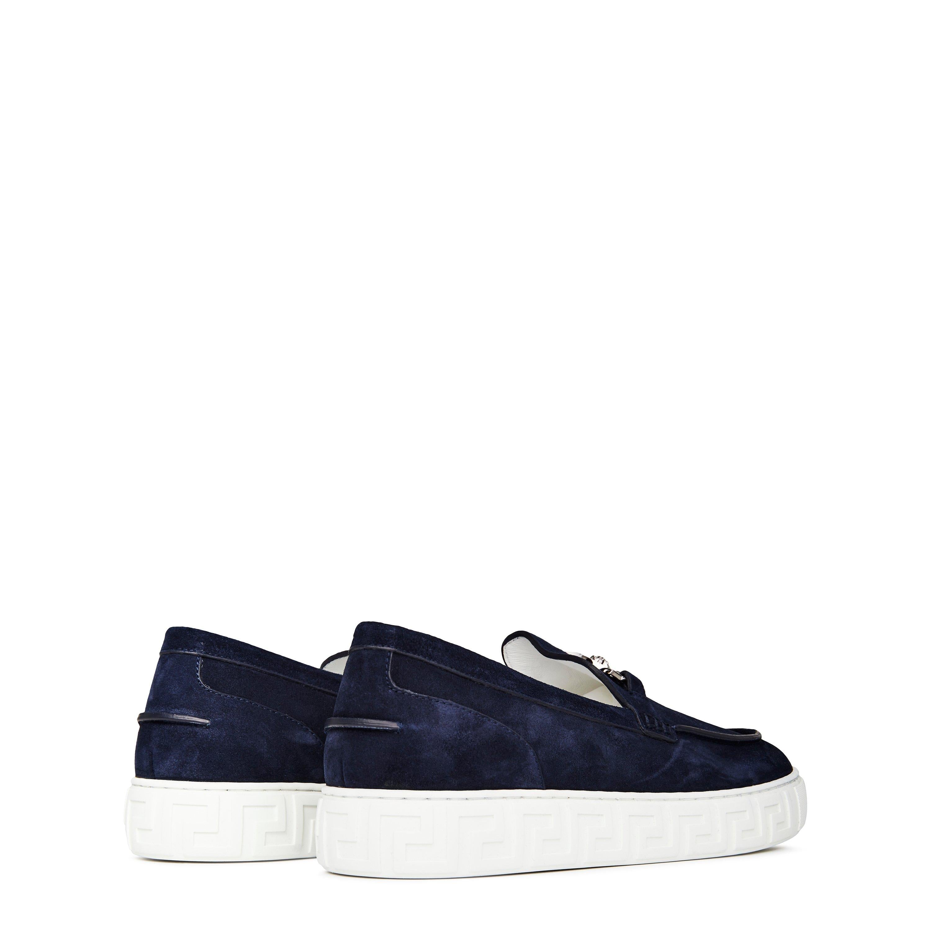 Suede Medusa Loafers
