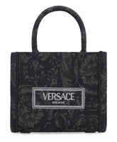 Mini Tote Bag with Barocco Jacquard