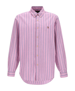 Ralph Lauren Pink Polo Long Sleeve Sport Shirt