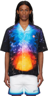 Multicolor Gradient Towelling Shirt