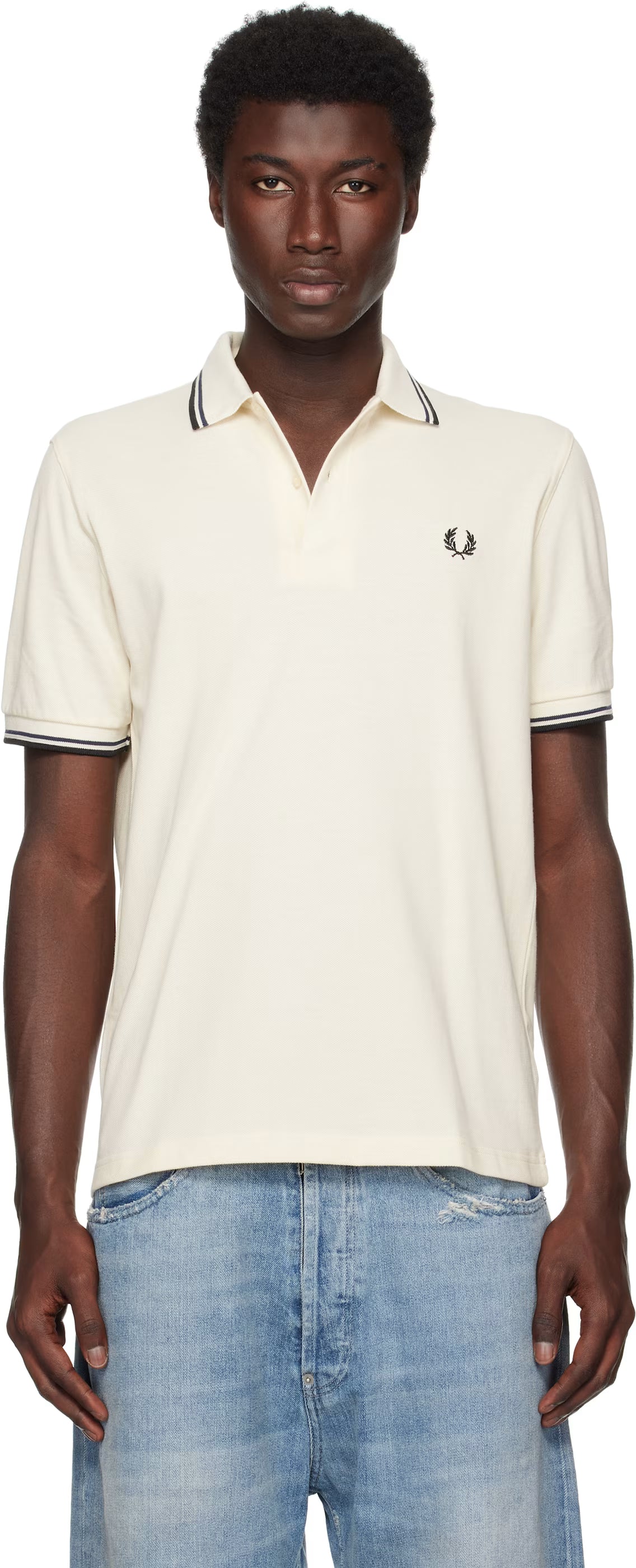 White 'The Fred Perry Shirt' Polo