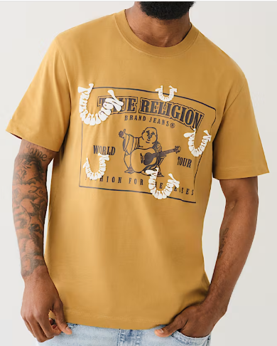 PUFF PRINT HORSESHOE TEE