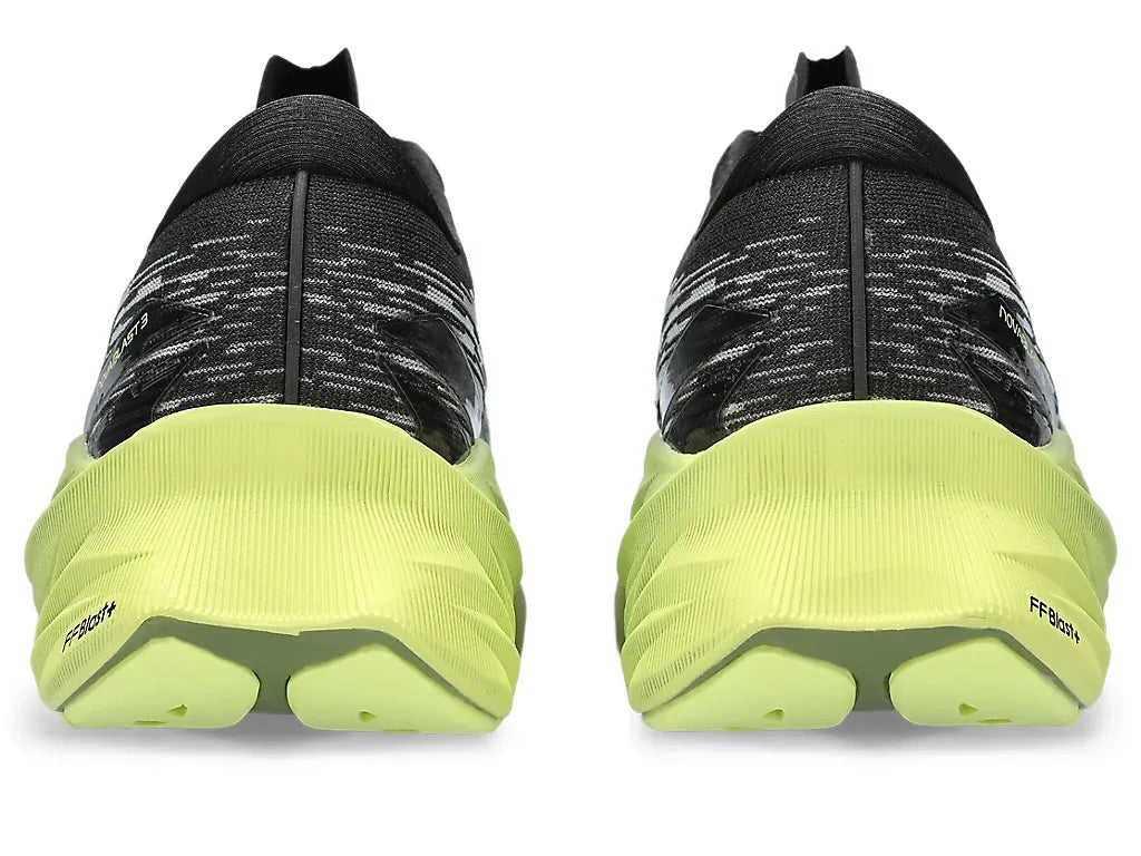 Asics Novablast 3 Black/Dried Leaf Green